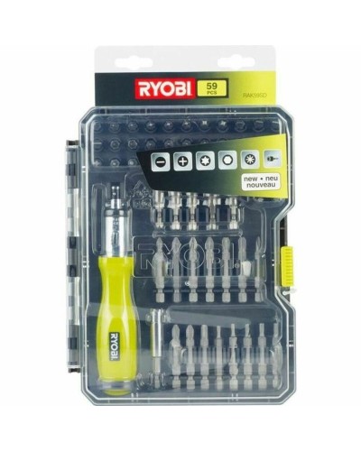 Juego de puntas con destornillador Ryobi RAK59SD