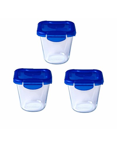 Set of lunch boxes Pyrex Transparent 3 Pieces