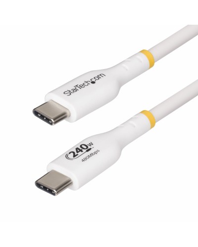 Câble USB Startech USB2EPR2MW Blanc 2 m