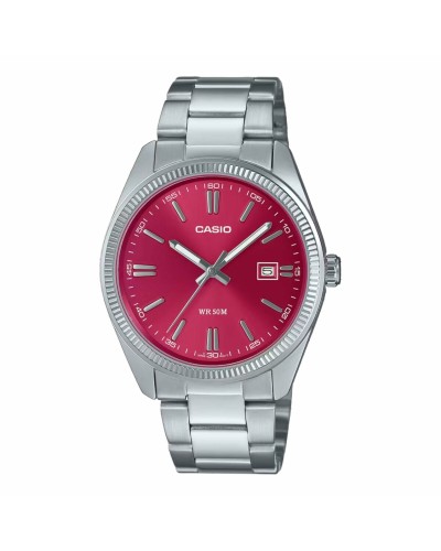 Miesten rannekellot Casio Hopeinen