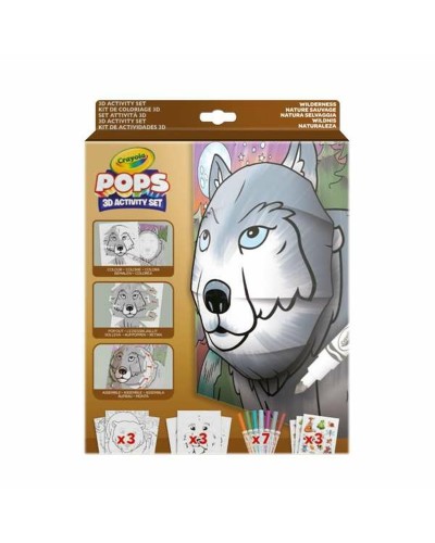 Zeichnungen zum Ausmalen Crayola 3D Color Pops Mystical Natur