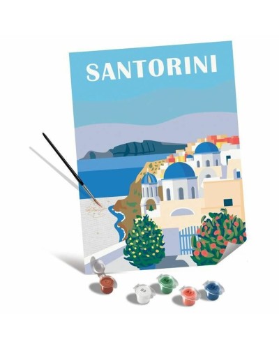 Set Pittura per Numeri Ravensburger Santorini 30 x 40 cm
