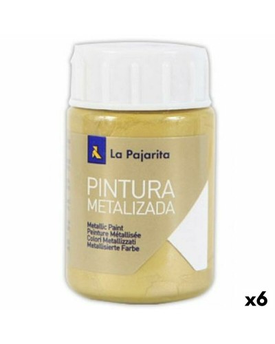 Pintura La Pajarita Dorado 35 ml (6 Unidades)