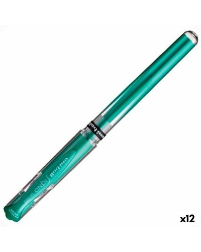 Gel-Stift Uni-Ball SIGNO BROAD grün 0,6 mm 1,0 mm (12 Stück)