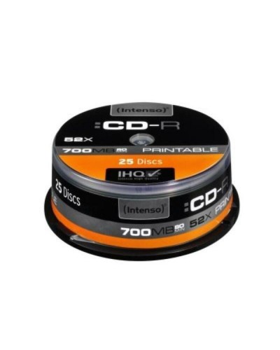 Painettava CD-R INTENSO 1801124 52x 700 MB 25 pcs 700 MB