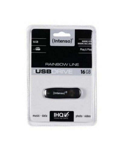 USB-minne INTENSO Rainbow Line 16 GB Svart 16 GB USB-minne