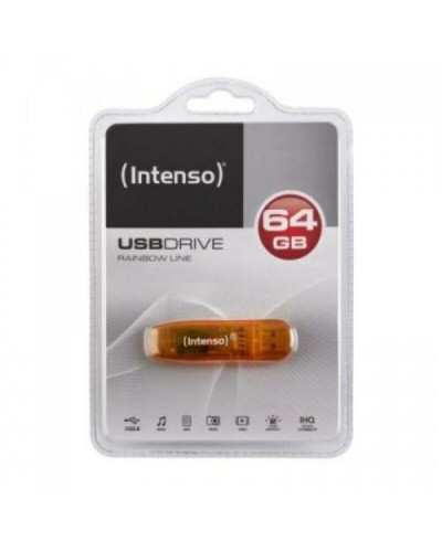 USB-tikku INTENSO FAELAP0282 USB 2.0 64 GB Oranssi 64 GB USB-tikku