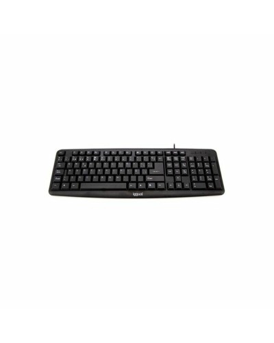 Toetsenbord iggual CK-BASIC-105T QWERTY USB Zwart Spaans Aap (1 Onderdelen)