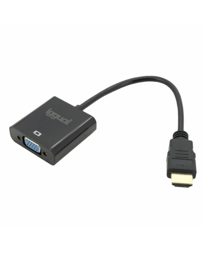 Câble HDMI iggual IGG317303 Noir WUXGA