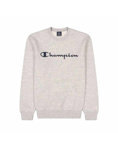 Herenhoodie Champion Crewneck Wit Grijs