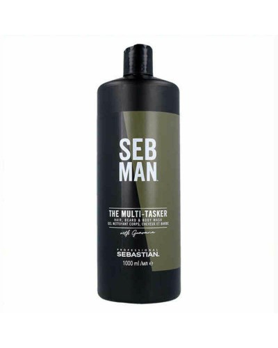Seb Man The Multitasker Shampoo Conditioner 3in1 Hair Beard 1L
