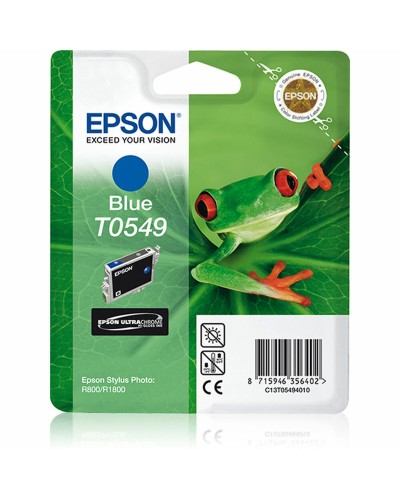 Originele inkt cartridge Epson Cartucho T0549 azul Blauw