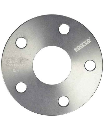 Sparco Distanzscheiben 5mm 5x112 Zentrierung 57.0mm M14x1.5 - Komplettes Set
