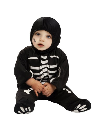 My Other Me Costume Neonati Scheletro 7-12 Mesi - 2 Pezzi Halloween
