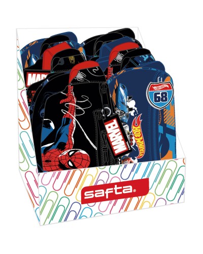 Safta School Backpack: Small, 26cm, Blue - Perfect for Kindergarten
