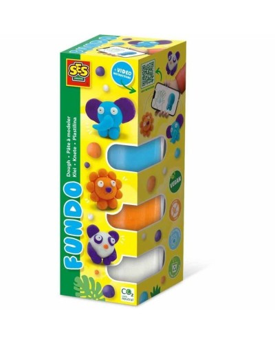 SES Creative Plastilina Suave - Set 6 Piezas + 4 Accesorios de Modelado
