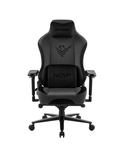 Chaise Gaming Phoenix NOVA Noire - Ergonomique, Inclinable, Confort
