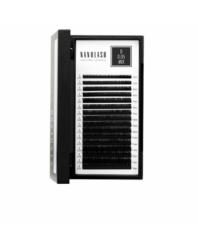 Set van nepwimpers Nanolash VOLUME LASHES Extensions 6-13 mm
