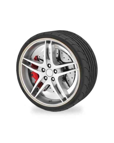 OCC Motorsport Reifenschutz Weiß - Universal Auto Radabdeckung
