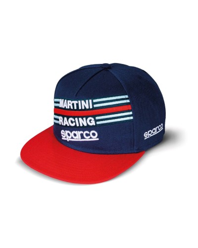 Hoed Sparco Martini Racing Blauw Rood