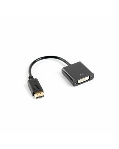 DisplayPort - DVI Adapteri Lanberg AD-0007-BK Musta 10 cm
