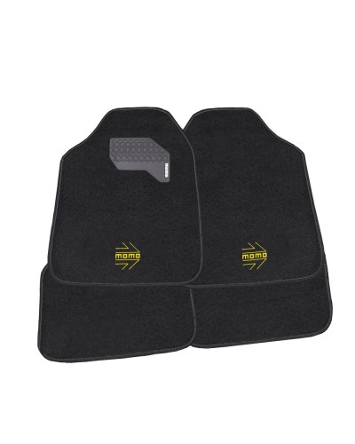 Momo Arrow: Alfombrilla de Coche Universal Amarilla - Look Deportivo
