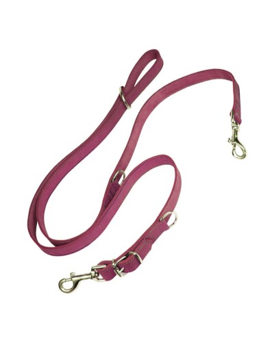 Hundeleine Gloria Oasis: 2,1 m, rosa, strapazierfähig, für komfortable Spaziergänge
