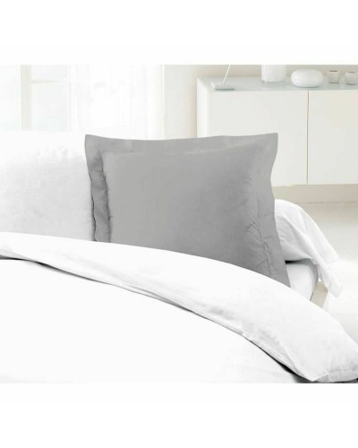 Light Grey Percale Pillowcase Lovely Home - 63x63 cm (2 Pack)
