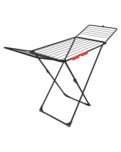 Klädhängare hopfällbar Vileda Universal Black 174100 180 x 55 x 93 cm