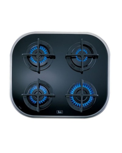 Teka Gas Hob 60cm: Stainless Steel, 4 Powerful Burners

