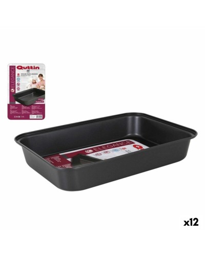 Muotti Quttin 52287 Hiiliteräs Suorakulmainen 34 x 24 cm (12 osaa)