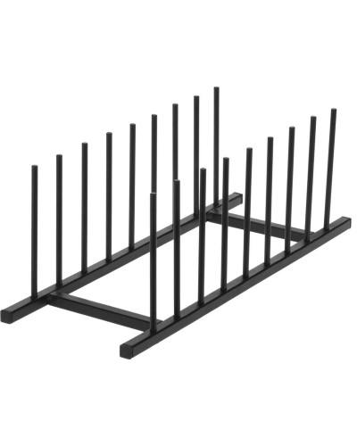 Égouttoir Évier Noir Métal 34,5 x 12,5 cm
