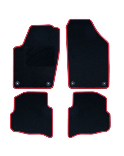 OCC Motorsport Tapis de Sol Auto Rouge - Ensemble Complet VW - Design Sportif

