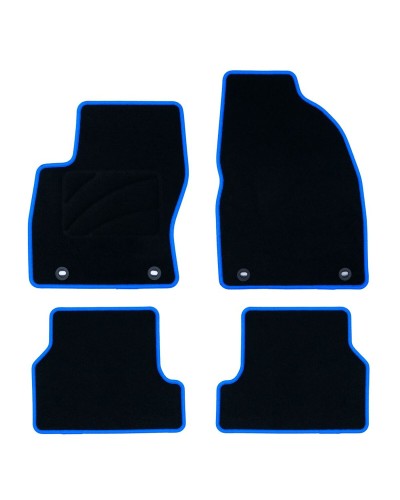 OCC Motorsport Tapis de Sol Voiture Bleus - 5 Pièces - Universels - Résistants
