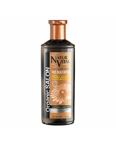 Naturvital Shampooing Bio Cheveux Normaux 300ml - Fortifiant & Brillance
