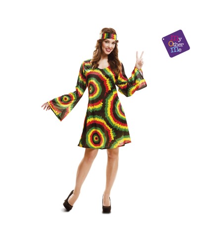 Costume Adulte My Other Me Clown Coloré - Déguisement Amusant
