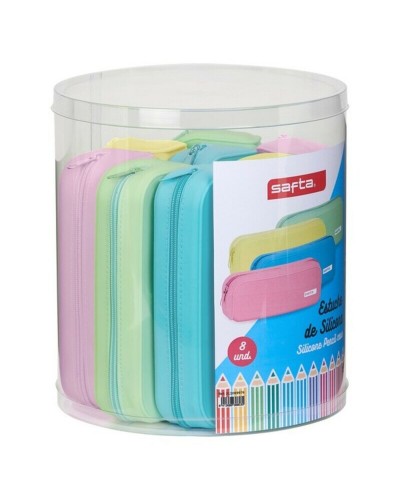 Safta Nécessaire M976 Carré - Ensemble Complet 8 Pièces - Trousse de Toilette Voyage
