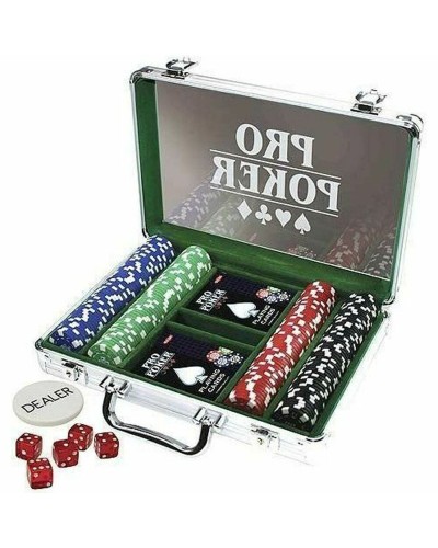 Tactic Set Poker Professionale - 200 Fiches, Carte & Tappetino
