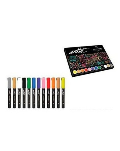 Alex Bog Artist Set Pennarelli Multicolore 4.5mm - 12 Pezzi
