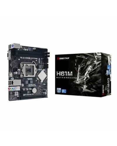 Biostar H61MHV3 Scheda Madre Micro ATX, Socket LGA 1155, DDR3
