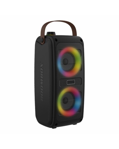 Denver tragbarer Bluetooth-Lautsprecher Schwarz LED RGB - Musik überall
