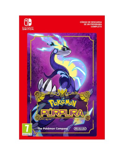 Pokémon Púrpura - Videojuego Nintendo Switch - Aventura de Mundo Abierto
