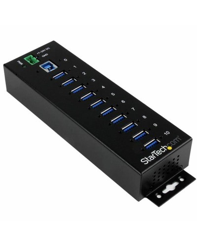StarTech Hub USB 3.0 10 Ports Alimenté - Noir - Charge Rapide
