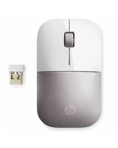 Souris sans fil HP Blanc Rose - Design Ergonomique et Connexion Fiable
