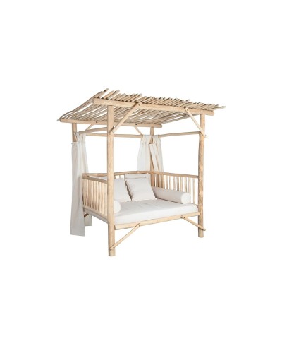 Tuinbed DKD Home Decor Wit Natuurlijk 200 x 180 x 200 cm