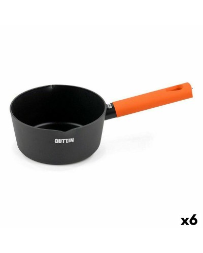 Saucepan Quttin Gastro Black Orange 32 x 17,2 x 7,5 cm (6 Units)