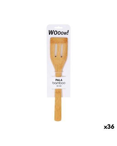 Kitchen Spatula Straight Bamboo 30 x 6,2 x 0,8 cm (36 Units)