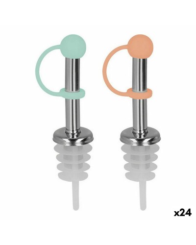 Bouchon verseur Wooow Acier inoxydable Lot 2 Pièces (24 Unités)