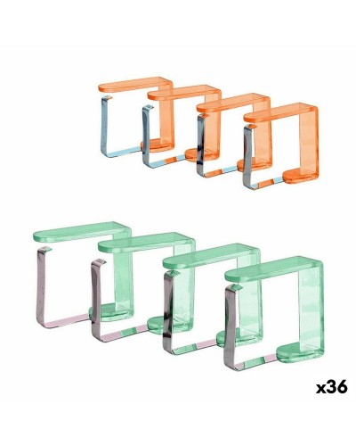 Pince pour nappe 4,5 x 4,3 cm (4 Pièces) (36 Unités)