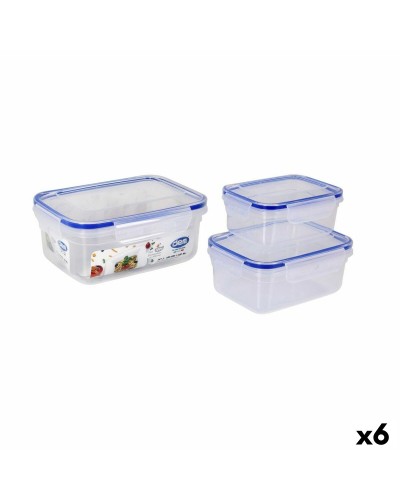 Set of lunch boxes Dem Hermetic 3 Pieces (6 Units)
